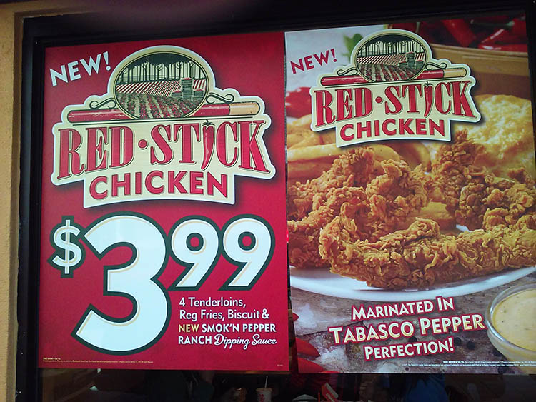 Popeyes®, Red Stick Chicken